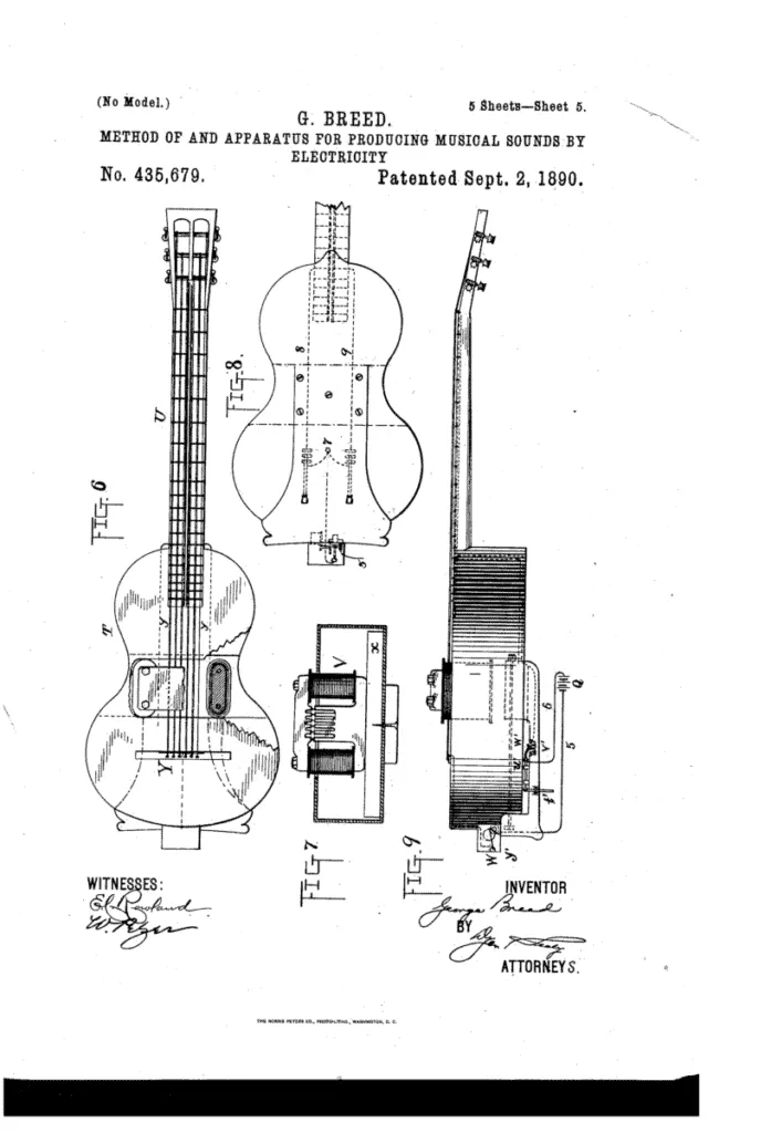 1st Electrical Acoustic Guitar Breed
