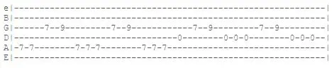 Cant Stop Minor Pentatonic Song